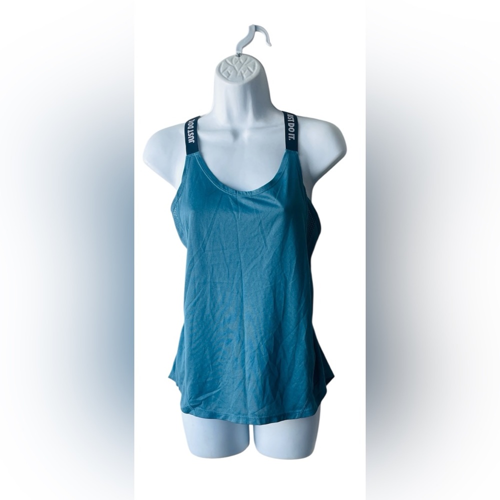 Nike Blue Women's Tank Top with Black Straps
